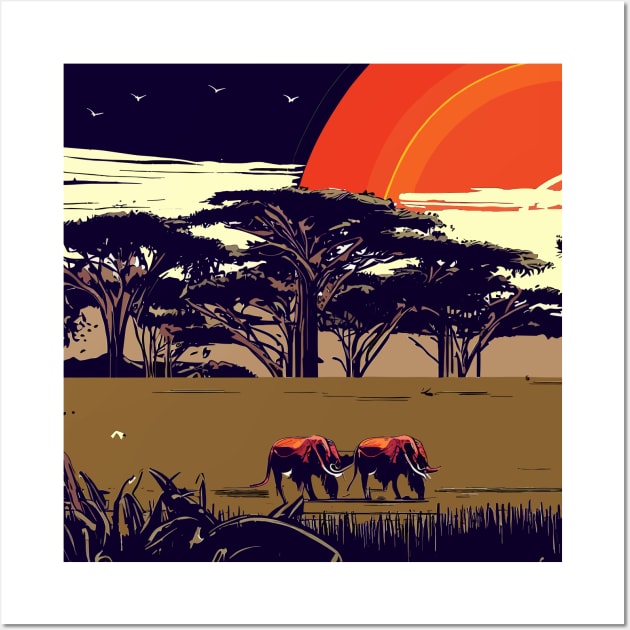 Zambia landscape Wall Art by TomFrontierArt